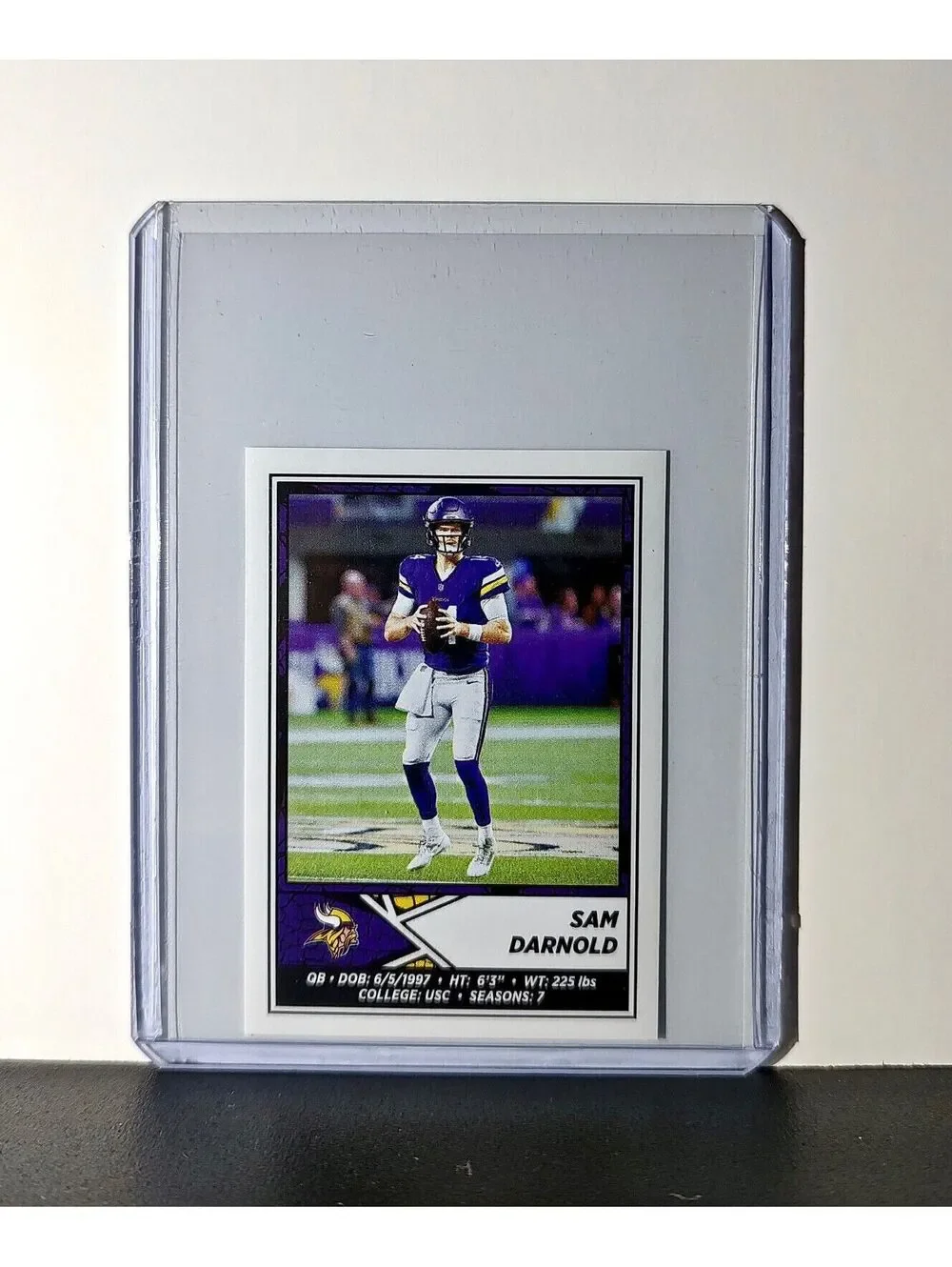 Sam Darnold 2024 Panini NFL Sticker #411 Minnesota Vikings